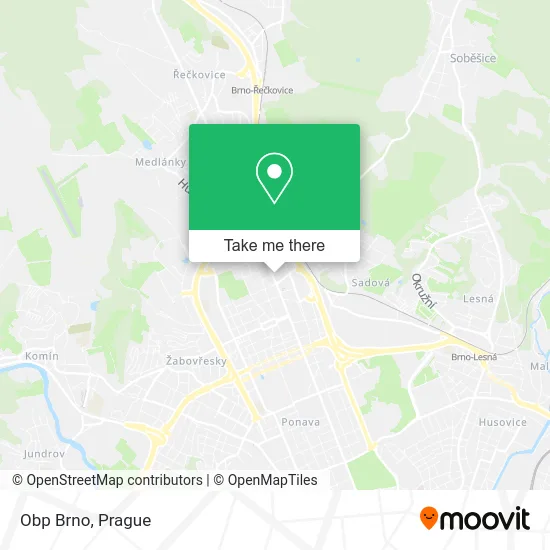 Карта Obp Brno