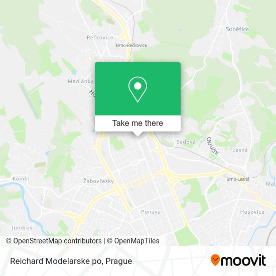 Карта Reichard Modelarske po