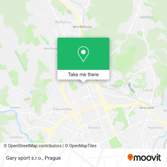 Карта Gary sport s.r.o.