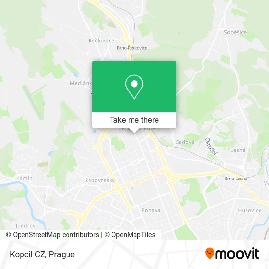 Карта Kopcil CZ