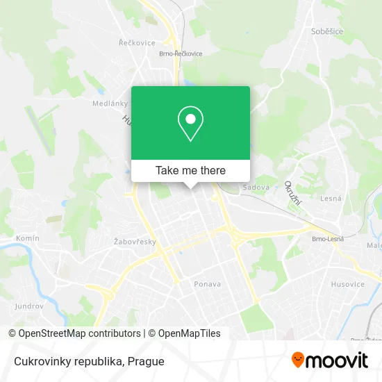 Карта Cukrovinky republika