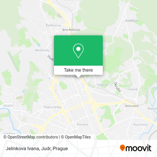 Карта Jelinkova Ivana, Judr