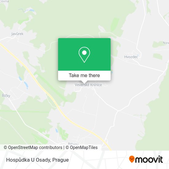 Карта Hospůdka U Osady