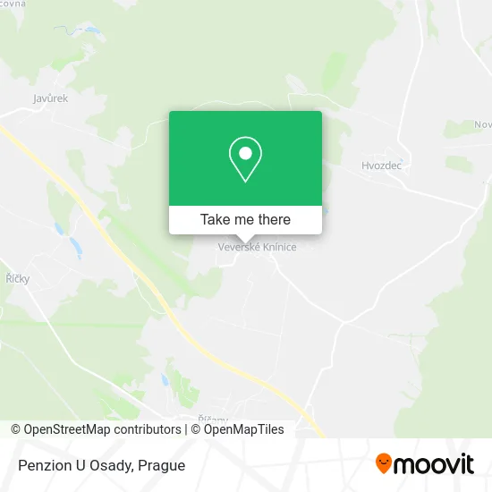 Карта Penzion U Osady