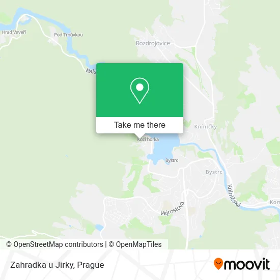 Карта Zahradka u Jirky
