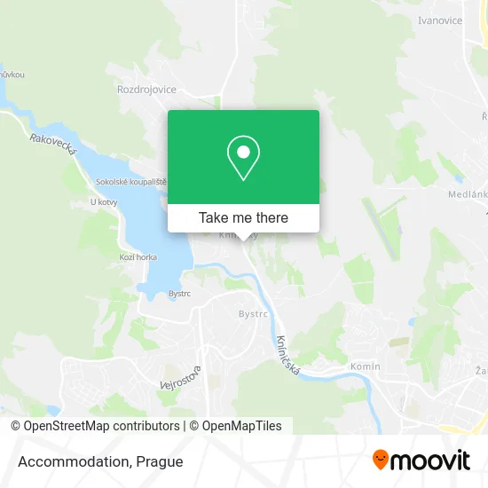 Карта Accommodation