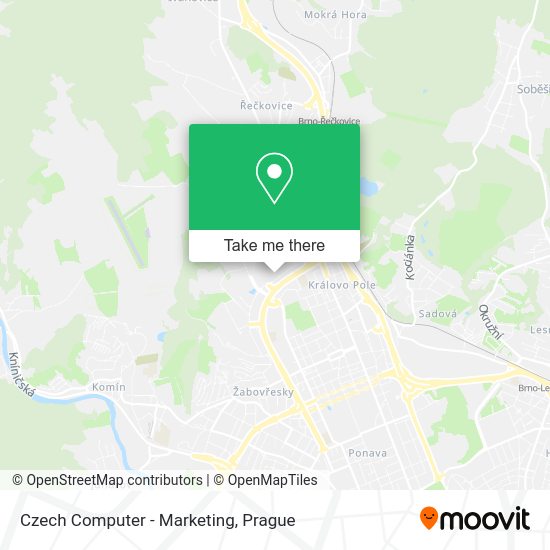Карта Czech Computer - Marketing