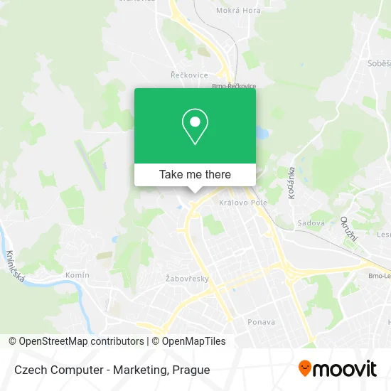 Карта Czech Computer - Marketing