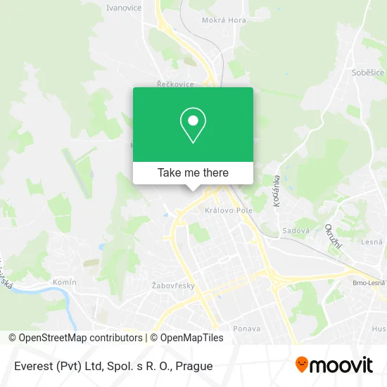 Everest (Pvt) Ltd, Spol. s R. O. map