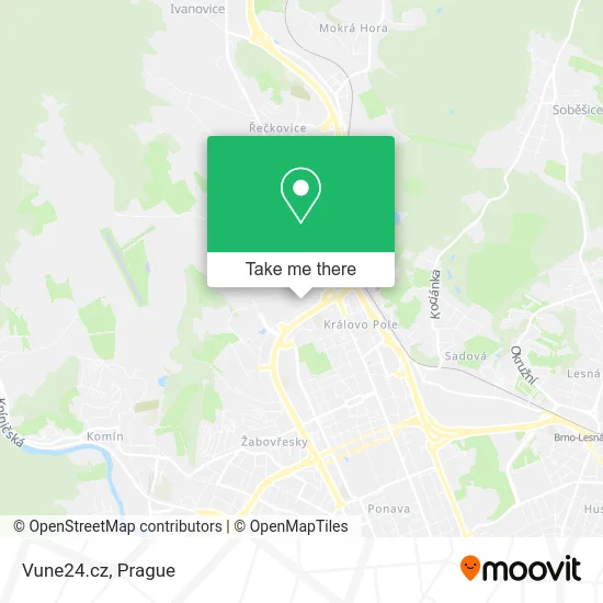 Карта Vune24.cz