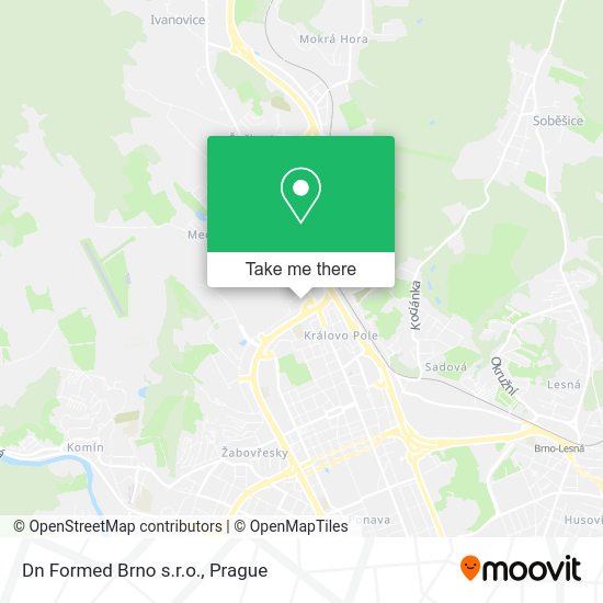 Карта Dn Formed Brno s.r.o.