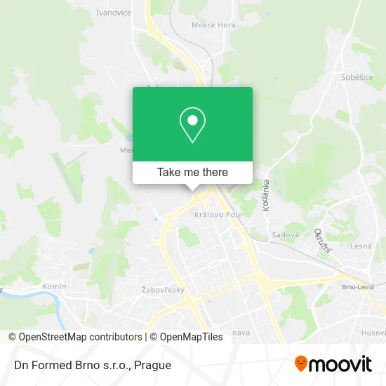 Карта Dn Formed Brno s.r.o.