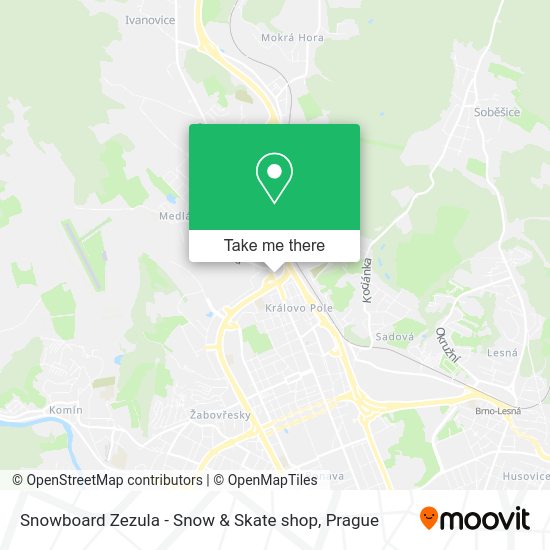 Карта Snowboard Zezula - Snow & Skate shop