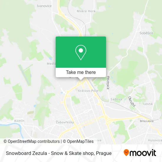 Карта Snowboard Zezula - Snow & Skate shop