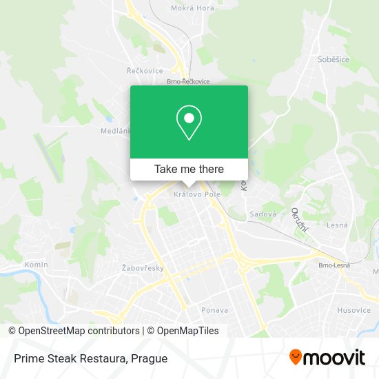 Карта Prime Steak Restaura