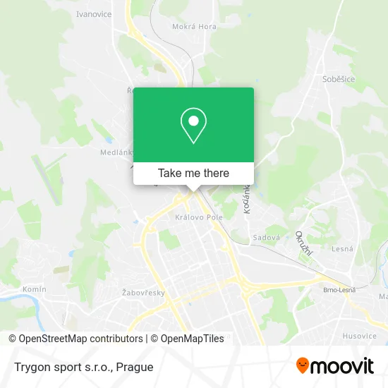 Карта Trygon sport s.r.o.