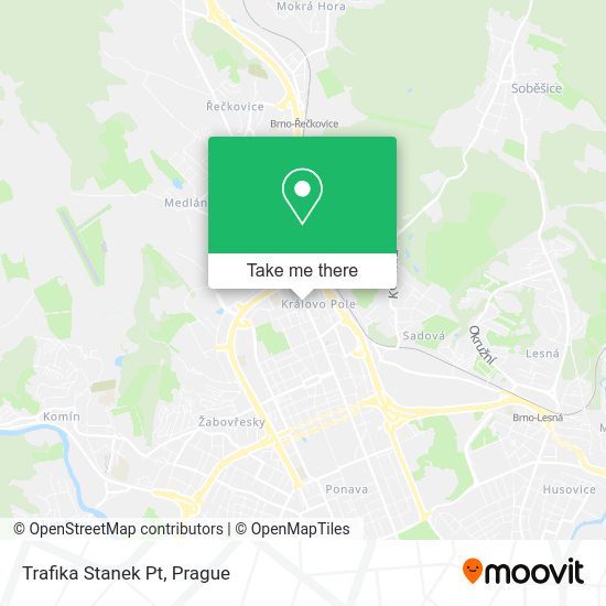 Карта Trafika Stanek Pt