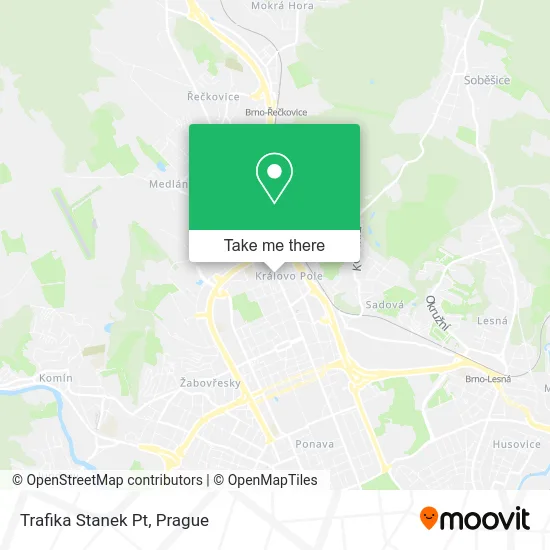 Карта Trafika Stanek Pt