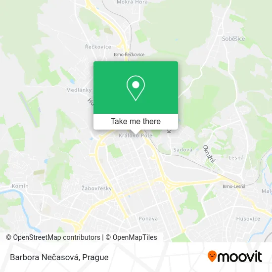 Карта Barbora Nečasová