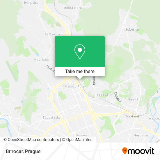 Карта Brnocar