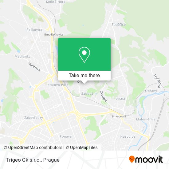 Карта Trigeo Gk s.r.o.