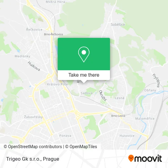Карта Trigeo Gk s.r.o.