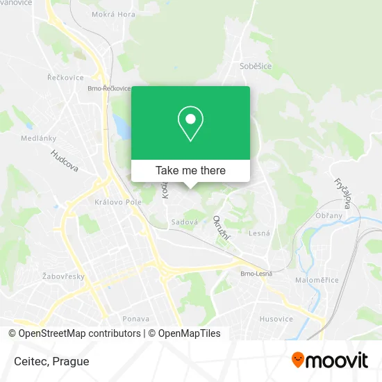 Карта Ceitec