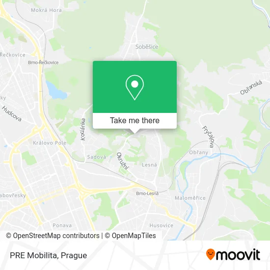 Карта PRE Mobilita