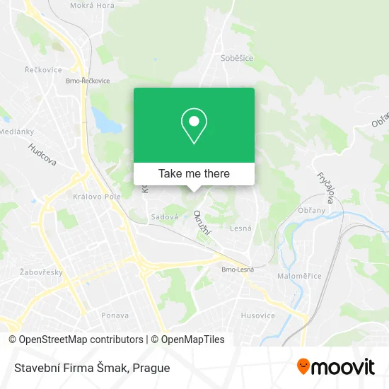 Карта Stavební Firma Šmak