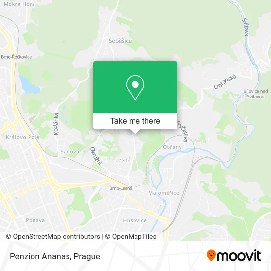 Карта Penzion Ananas