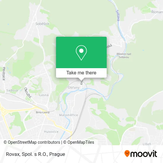 Rovax, Spol. s R.O. map