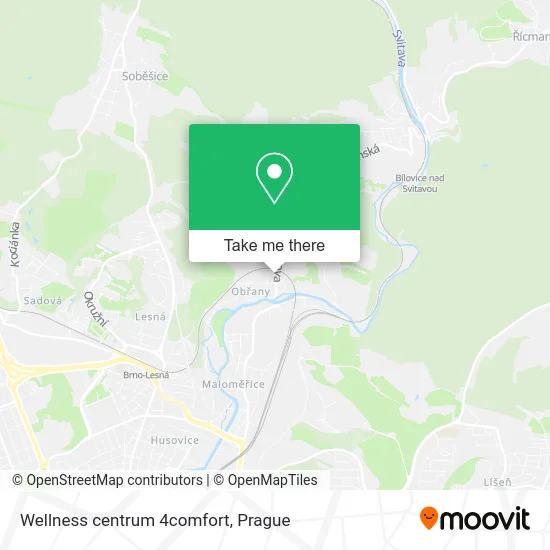 Карта Wellness centrum 4comfort