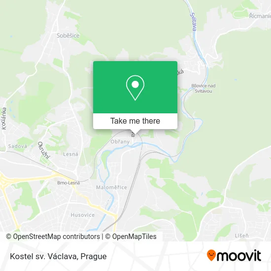 Карта Kostel sv. Václava