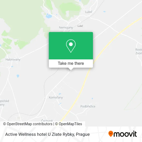 Карта Active Wellness hotel U Zlate Rybky