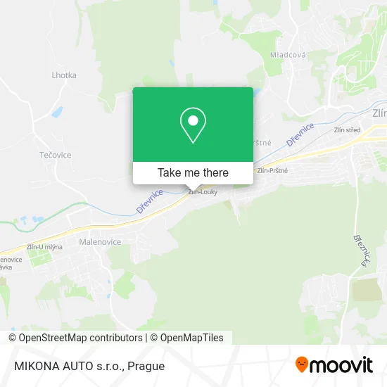 Карта MIKONA AUTO s.r.o.