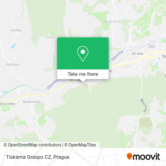 Карта Tiskárna Graspo CZ
