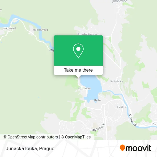 Карта Junácká louka