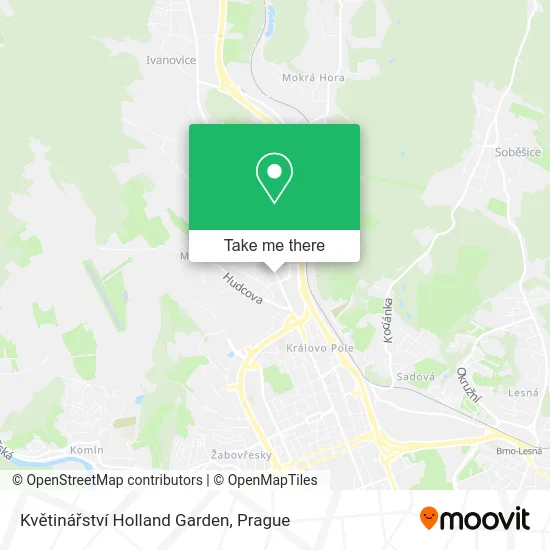 Květinářství Holland Garden map