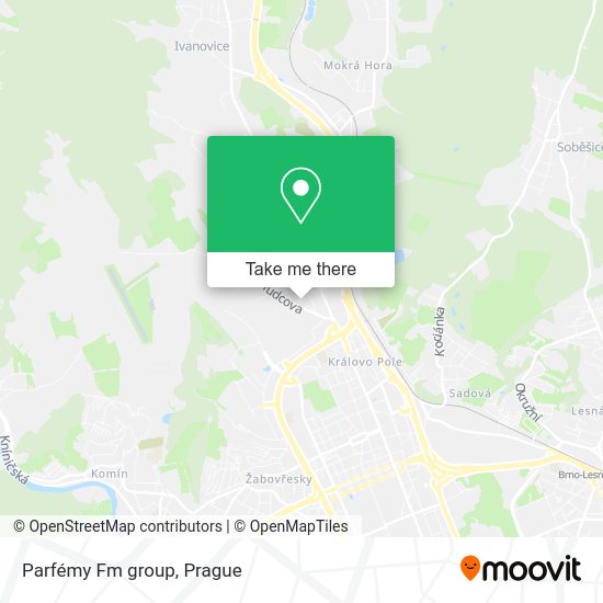 Карта Parfémy Fm group