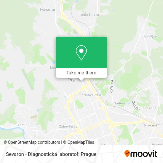 Sevaron - Diagnostická laboratoř map