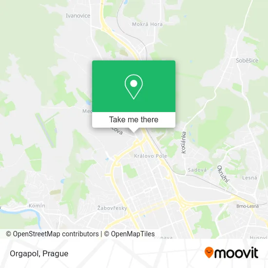 Orgapol map
