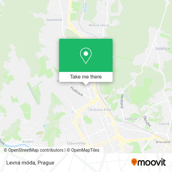 Карта Levná móda