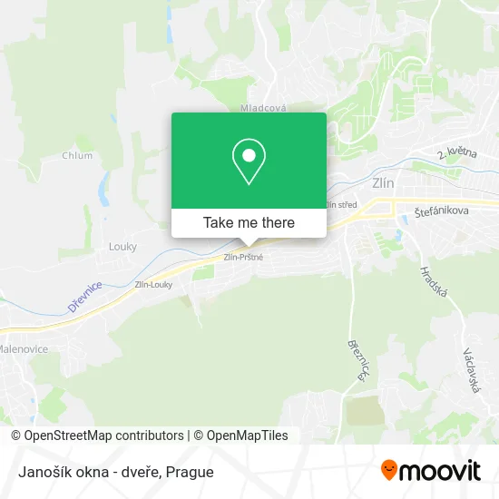 Карта Janošík okna - dveře