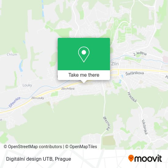 Карта Digitální design UTB