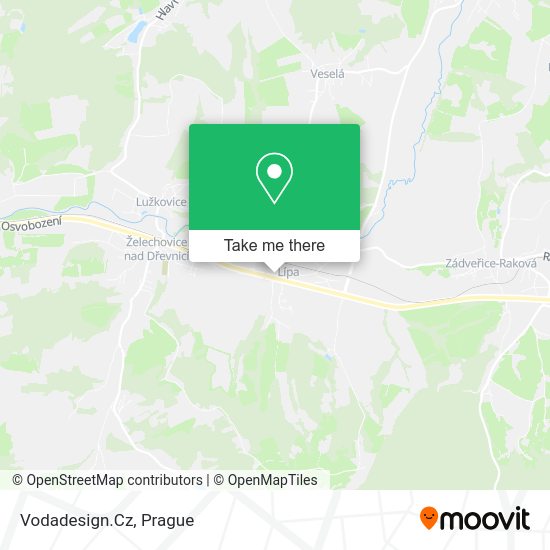 Карта Vodadesign.Cz