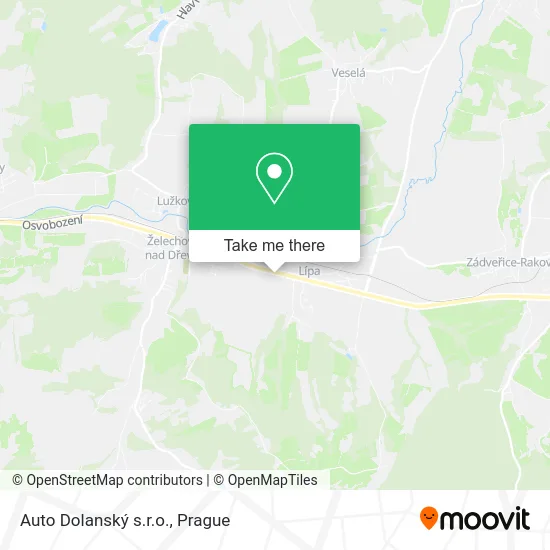 Карта Auto Dolanský s.r.o.