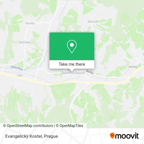 Evangelický Kostel map