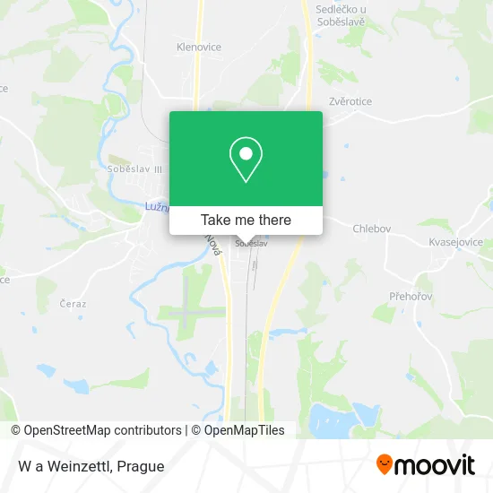 Карта W a Weinzettl