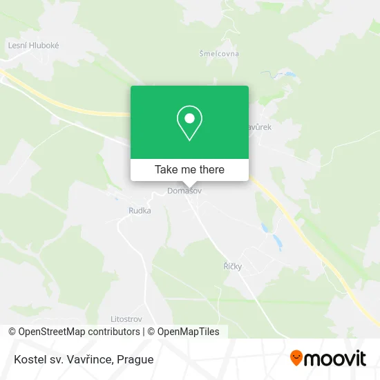 Карта Kostel sv. Vavřince
