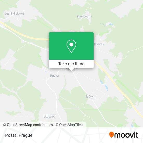 Карта Pošta